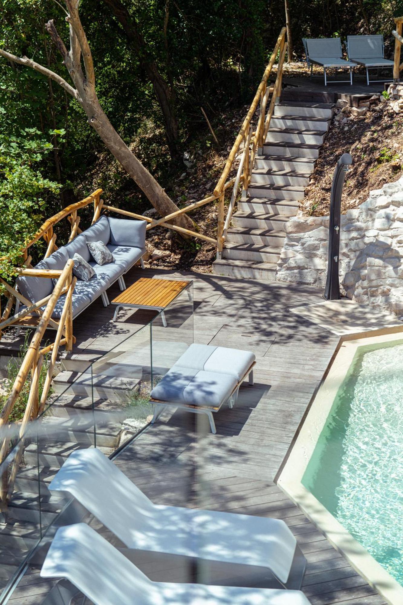 La Forestale Luxury Ecolodge Piano Terra- Appt Acqualagna Eksteriør billede